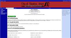 Desktop Screenshot of cityofstantontx.com