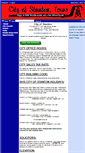 Mobile Screenshot of cityofstantontx.com